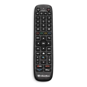 Front view of original vSeeBox V6 Plus Remote replacement control